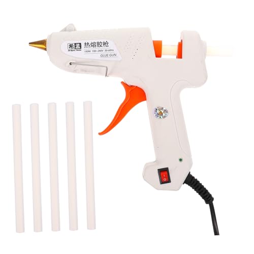 HOODANCOS Fine Tip Glue Set Reusable Battery-powered High-temperature Glue for Diy Crafts Us Plug