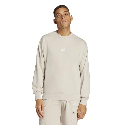 Image of adidas Mens Cotton M Feelcozy Swt Crew Neck Sweatshirt