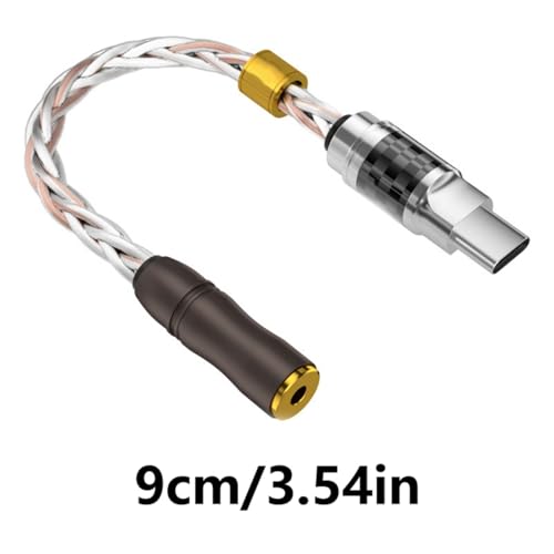 Câble convertisseur HiFi type C vers 3.5 mm pour casque audio et smartphone