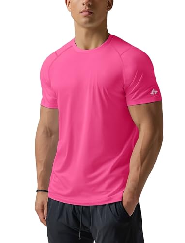 Zengjo Mens Athletic Shirts Short Sleeve Quick Dry Gym Workout Running Exercise T-Shirt Moisture Wikcing Sports Tee Top3