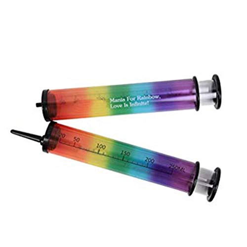 Moonight 250Ml Syringes Anal Vagina Cleaning Douche Bowel Enema Injector For Colon Relax Cleaning And Anal Hygiene For Sm Tool (Rainbow) #TOP3