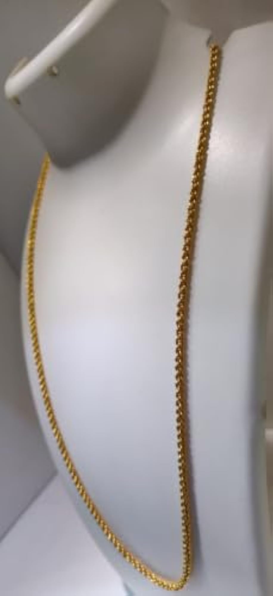 Men's Gold Plated Chain Necklace, Fashion Statement