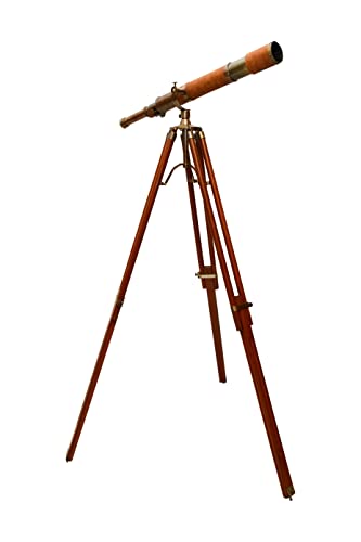 アンティークレプリカ　AHURA COLLECTABLES 望遠鏡 木製 アンティークレプリカ AHURA COLLECTABLES 望遠鏡 木製