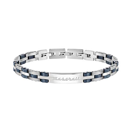 Maserati Pulsera para hombre, Colección Jewels, en Acero inoxidable, cerámica - JM220ASR01