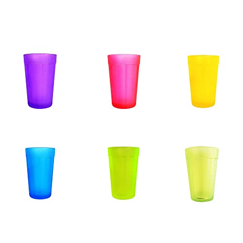 Copo Americano Neon 190ml 6 Unidades - Brilha no Escuro