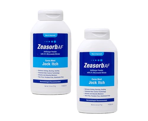 Zeasorb Super Absorbent Antifungal Treatment Powder for Jock Itch 2.5 Ounce (Pack of 2)
