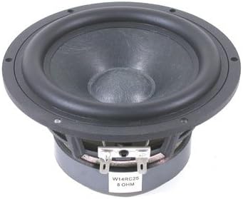 Silver Flute W14RC25-08 5" Wool Cone Woofer - 8 ohm - Each