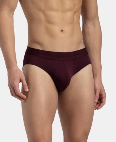 Image of Jockey IC24 Men Tencel Micro Modal Cotton Elastane Stretch Solid Brief with Natural StayFresh Properties
