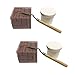 Loneflash 2Sets 48Pcs Materials Miniature Cinder Blocks Mini Cement Bricks and Mortar Let You Build Your Own Tiny Wall Mini Bricks