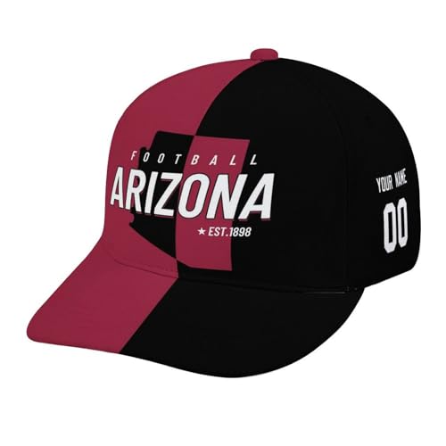 Gorra ajustable estilo béisbol con mapa de fútbol miniatura 1