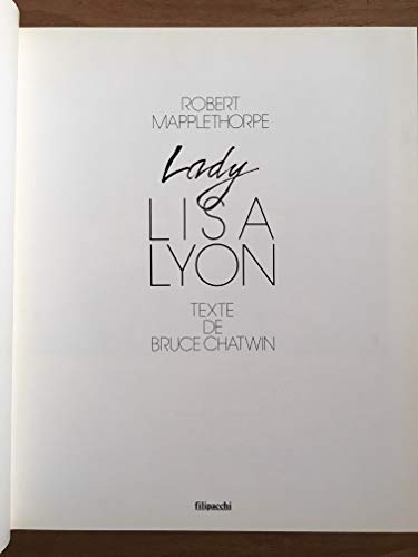 ROBERT MAPPLETHORPE : LADY LISA LYON 3888141133 Book Cover