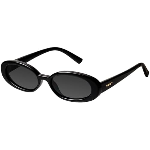 mosanana Tiny Oval Sunglasses for Women with Small Face MS52360