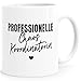 MoonWorks&reg; Tasse personalisiert Spruch Professionelle Chaos Koordinatorin Geschenkidee Chef Chefin Teamleiter Assistentin lustige B&uuml;rotasse weiss standard