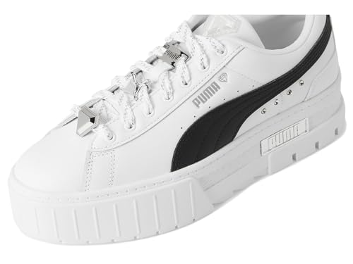 Image of PUMA Womens Mayze Flawless Lace Up Platform Sneakers Shoes Casual