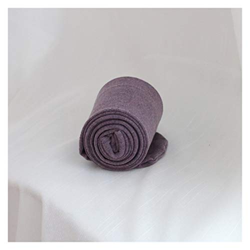 ZSYLOVE ZHANGSUYUAN Elastische Baumwolle Strumpfhose Strumpfhosen Frauen Herbst Winter warme Strumpfhosen weibliche Dicke gestreifte Dehnbare Strumpfhose süßigkeiten Farbe (Color : Purple, Size : M) Cover