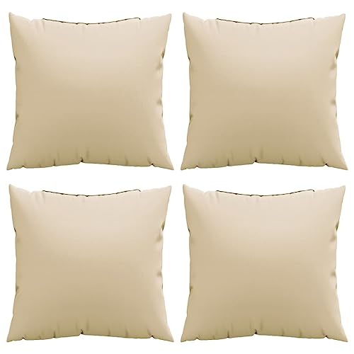 Cojines de sofá 50x50 resistentes al agua pack de 4 unidades para hogar y exteriores 5