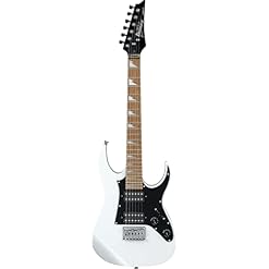 Ibanez GRGM21-WH GIO Mikro Guitare électrique 3/4 - Les Beatles, Paul McCartney, John Lennon, RIngo Starr, George Harrison