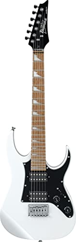 Ibanez GRGM21-WH GIO Mikro Guitare électrique 3/4 - Les Beatles, Paul McCartney, John Lennon, RIngo Starr, George Harrison Ibanez GRGM21-WH GIO Mikro Guitare électrique 3/4