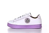 Zapatillas VERSACE JEANS COUTURE Zapatillas Basse de ecopiel blanca con V-Emblem Laminado Lilla 72VA3SK8 (Numeric_38), Color blanco., 38 EU