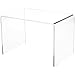 Plymor Clear Acrylic Rectangular Display Riser, 7" H x 10.5" W x 7" D (1/4" Thick)