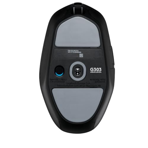 303 Shroud Edition - Mouse da gioco wireless, Tecnologia wireless LIGHTSPEED, Sensore HERO 25K, 25600 DPI, 75 grammi, 5 pulsanti, PC, Nero - Mouse gaming - Immagine 4