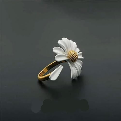 Bague réglable marguerite le cadeau idéal sans erreur de taille