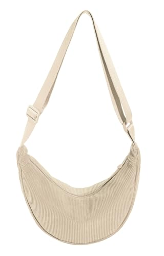 Image of Crossbody Bag Hobo Sling Crescent Bags Women Men Trendy Small Shoulder Bag Purse Dumpling Casual Handbag Adjustable Strap