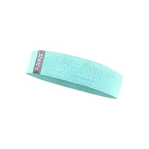CapsA Hip Booty Exercise Bands Resistance Bands for Legs and Butt, Glutes, Thigh Non-Slip Bands Sports Yoga Latex Stretching Wide Workout Bands (Mint Green, 74cm)