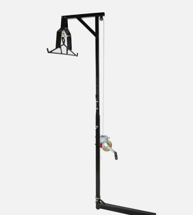 Truck 2" Hitch Game Hoist 600LB Big Game Hunting Deer Hoist Winch Lift w/Gambrel