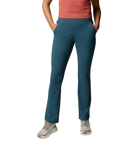 Columbia Women's All Seasons Bootcut Pant, Everblue, Small Long