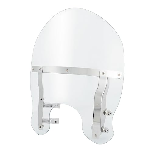 TCT-MOTORPARTS Windscreen Windshield w/49mm Clamps Fit for