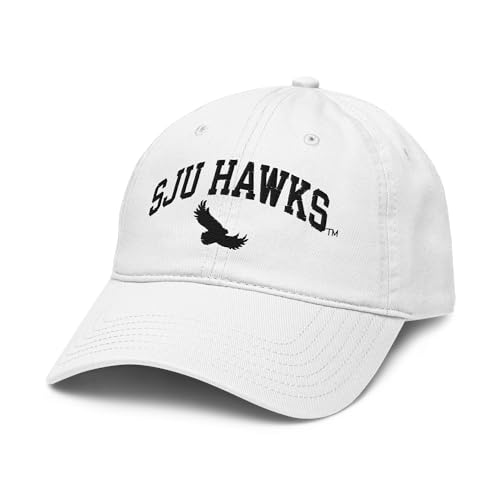St. Joseph's Hawks Arch Over White Officially Licensed Adjustable Baseball Hat