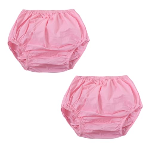HQRKOTM Lot de 2 culotte incontinence pour femmes, culottes d'incontinence urinaire lavables pour femmes, matériau PE (L)