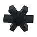 L150 Flexible Urethane Spider Insert for L-Jaw Coupling Systems, 95mm x 22mm Black Rubber Damper Compatible with Lovejoy L-150 and Similar Industrial Coupling Applications