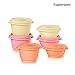 Tupperware Heritage Collection, New 12 Piece Food Storage Container Set in Vintage Warm Colors, Dishwasher Safe and BPA Free (6 containers, 6 lids)