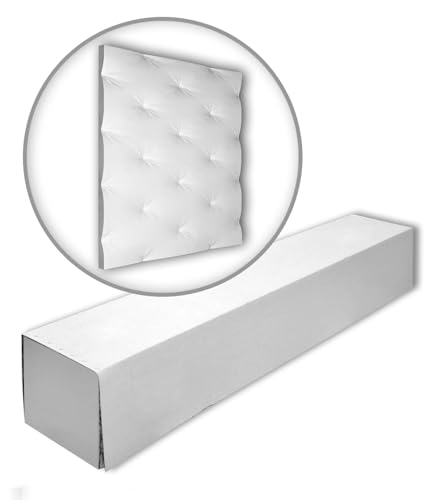 Paneles de pared 3D Profhome de poliuretano 159004-box 59,9 cm blanco