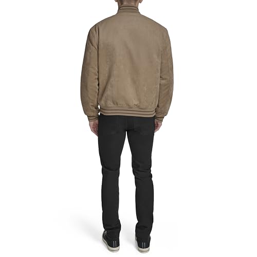 Tommy Hilfiger Men's Faux Suede Logo Varsity Bomber4