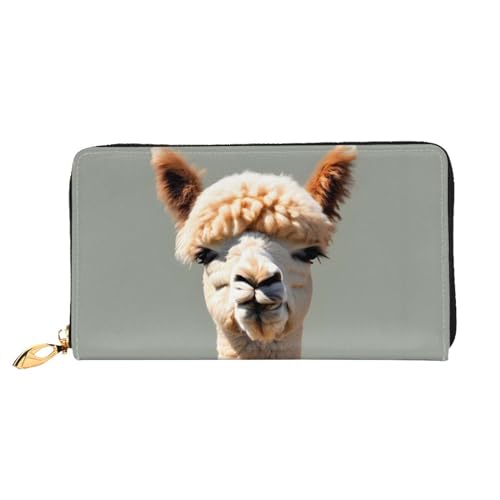 Portefeuille zippé femme Alpaca Avatar noir pour ne plus perdre vos cartes