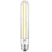 SUNMEG 8W T10 Tubular Bulb, LED Filament Bulbs Dimmable, Soft White 2700K, 120V E26 Base 360 Degree Beam Angle Long Lasting Light Bulbs, Equivalent to 80W Incandescent Bulb