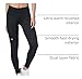 Under Armour Womens ColdGear Authentics Leggings, Black (001)/White, Medium