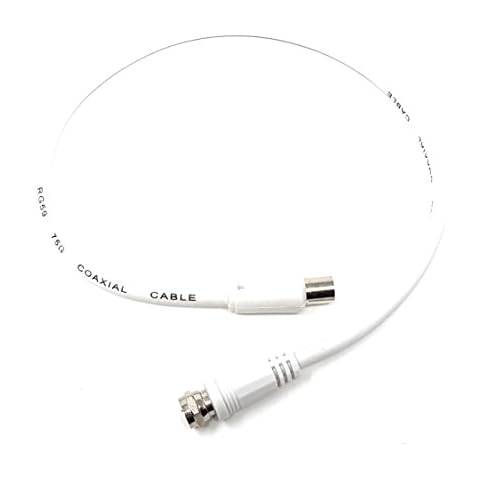 Maincore 50cm F Type to RF Male Plug Cable Cover