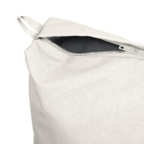 HAPPERS Cojín de Suelo Naylim Mate Impermeable Multiusos para Exterior, Banco y Palets - Comodidad y Versatilidad en un sólo Cojín Crudo 60x60 - imagen 8