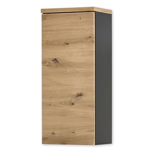 MEMPHIS Badezimmer Hängeschrank in Artisan Eiche Optik, Grau - Badezimmerschrank Bad Schrank mit viel Stauraum - 30 x 70 x 23 cm (B/H/T) MEMPHIS Badezimmer Hängeschrank in Artisan Eiche Optik, Grau - Badezimmerschrank Bad Schrank mit viel Stauraum - 30 x 70 x 23 cm (B/H/T)