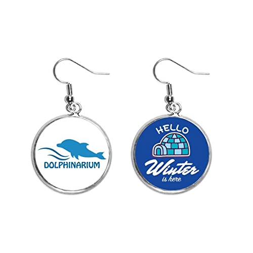 Pendientes de delfín Blue Ocean ideales para tus looks de oficina y cenas
