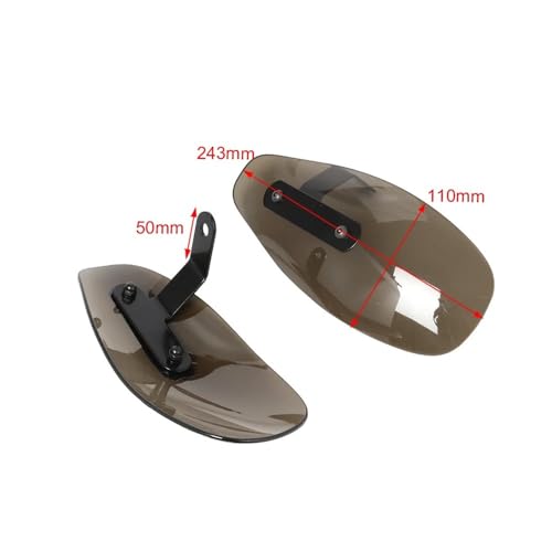 Protège-mains de moto guidon protecteur vent froid chopper