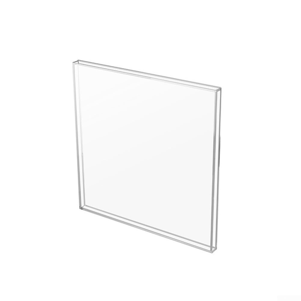 Caja de exhibición de discos de vinilo acrílico, soporte de pared transparente para almacenamiento de álbumes de LP, libros y decoración del hogar