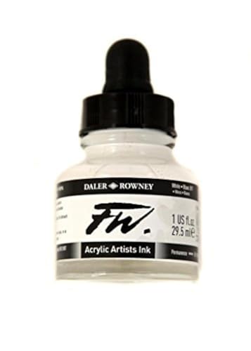 Image of Daler Rowney FW Artists Acrylic Ink 29.5 ML Pot - White