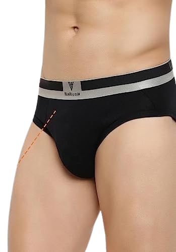 van heusen Men's Cotton Blend Classic Regular Solid Briefs-picture-36