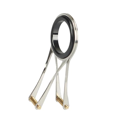 Fishing Rod Poles Line Guides Telescoplc Stainless Steel Guide Rings Fishing Rod Tip Guide Folding Wearproof Eye Rings Guides Top