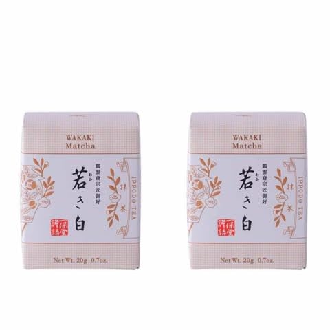 一保堂茶舗　若き白　20g 3個、　幾世の昔　20g3個 一保堂茶舗 抹茶 若き白(わかきしろ)20g紙箱 京都寺町 2025/10/01 改訂